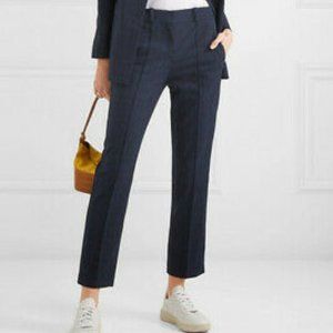 MAJE Checked Twill Tapered Pants NWT